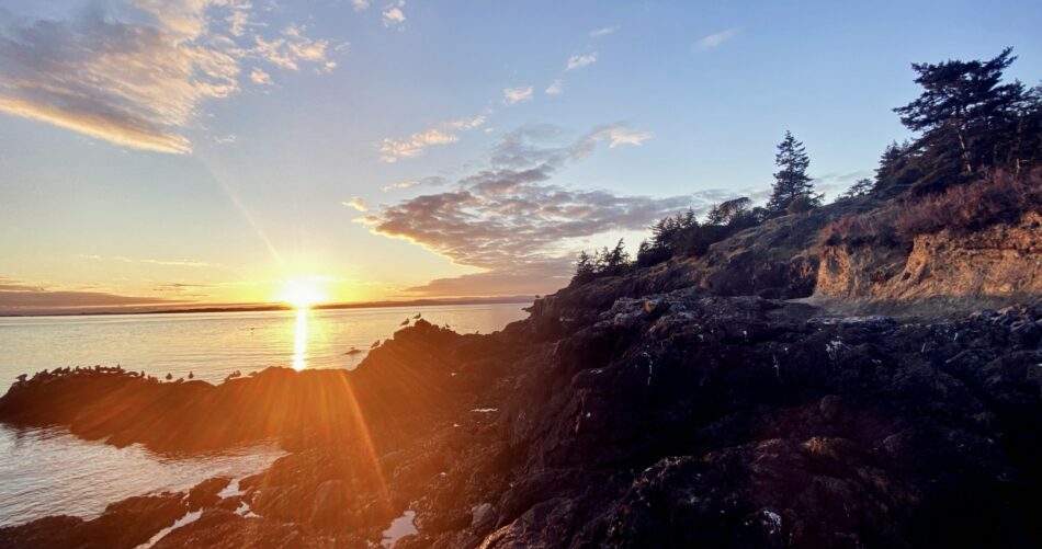 Sunset on Whidbey Island, Washington