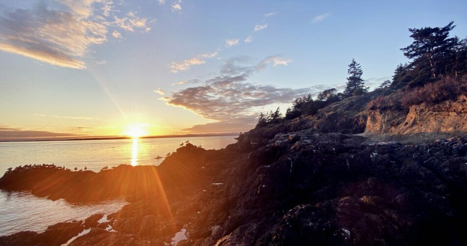 Sunset on Whidbey Island, Washington