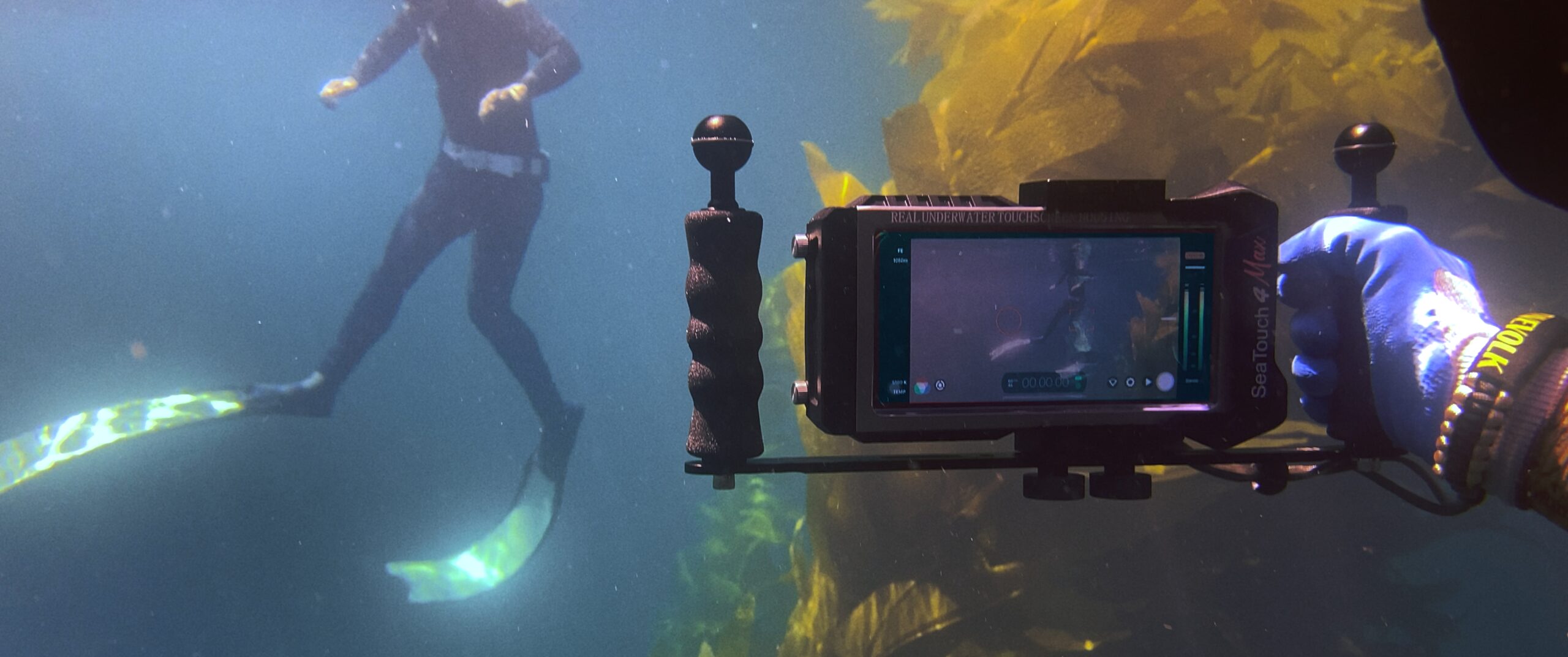 Bird's Eye View BTS with Filmic Pro Underwater videography featuring Filmic Pro